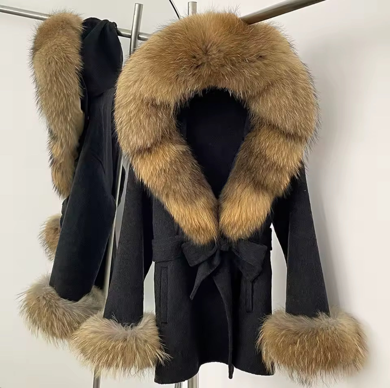Coat with Fox Fur