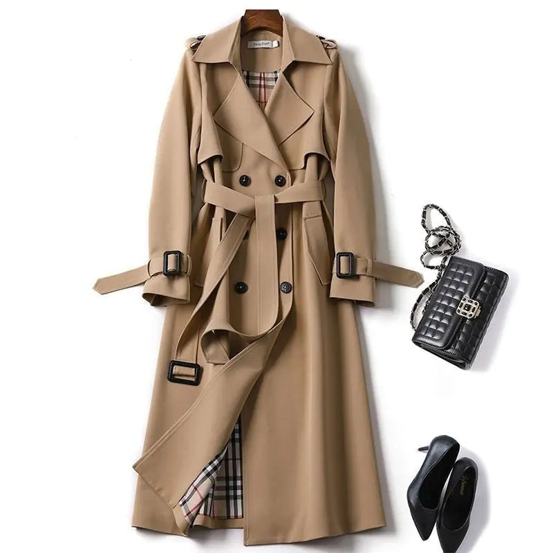 Stylish Mid-Length Coat