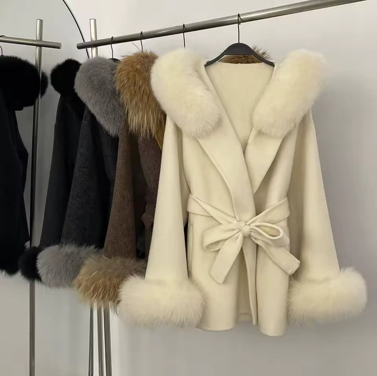 Coat with Fox Fur