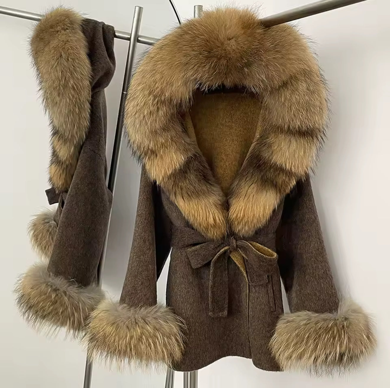 Coat with Fox Fur