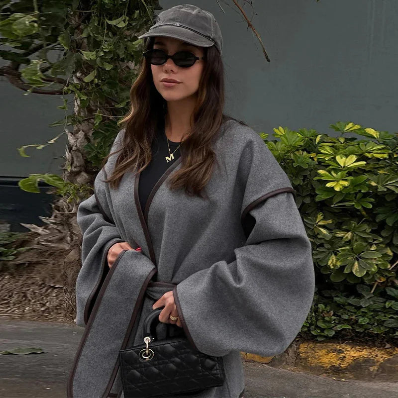 Elegant Cinch Waist Coat