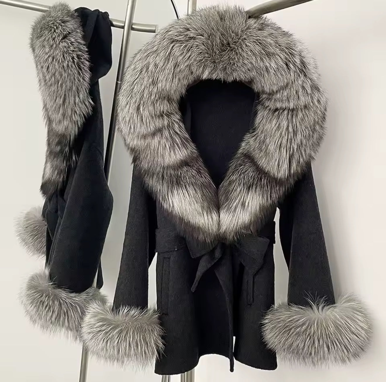 Coat with Fox Fur
