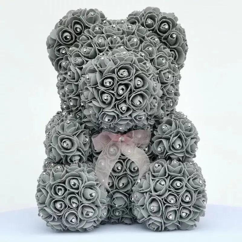 Everlasting Rose Teddy - Foam Flower Art