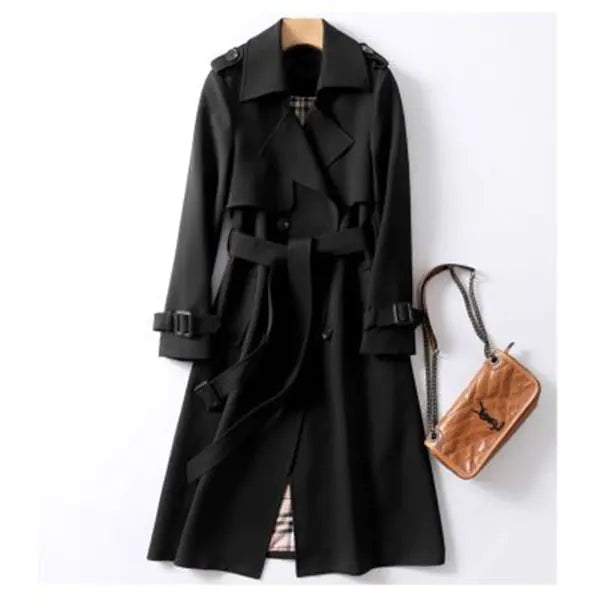 Stylish Mid-Length Coat