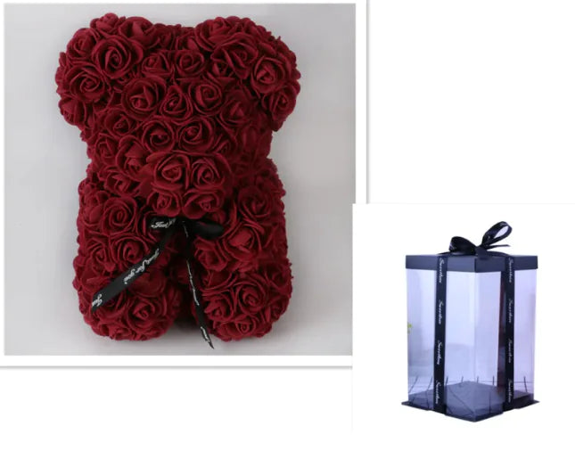 Eternal Blossom Rose Bear