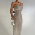 Elegant Sequin Long Dress