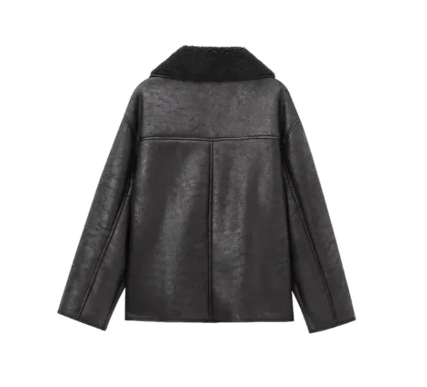 Classic Fur Lapel Blazer