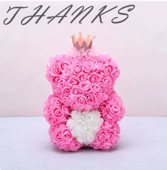 Eternal Blossom Rose Bear