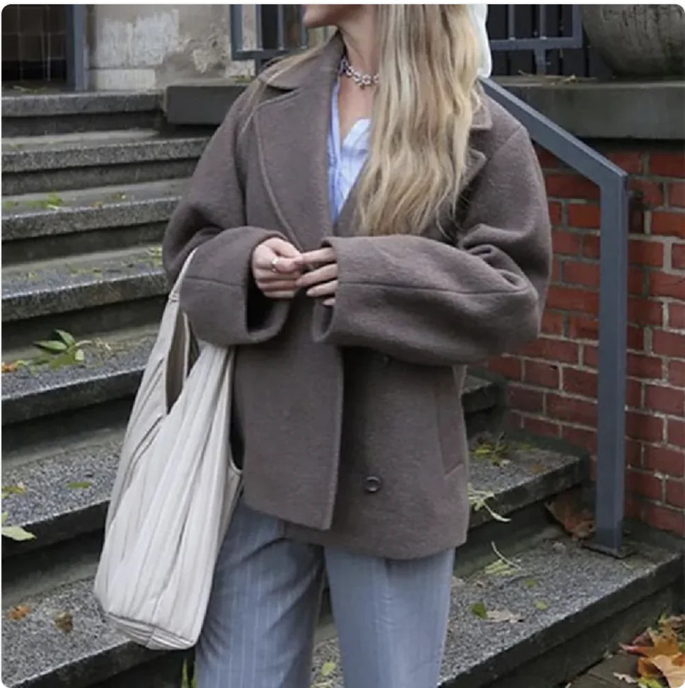 Classic Wool Short Peacoat