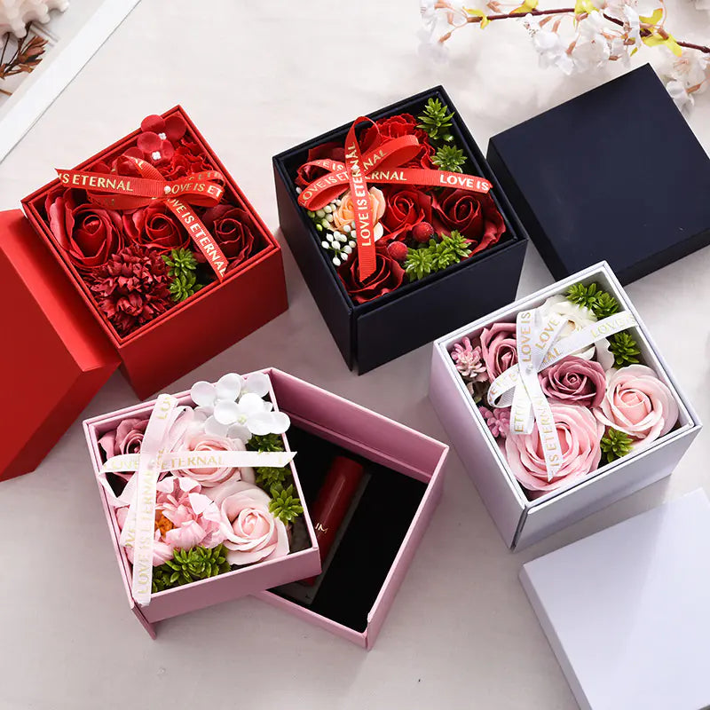 Forever Rose Double-Tier Gift Box