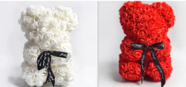 Eternal Blossom Rose Bear