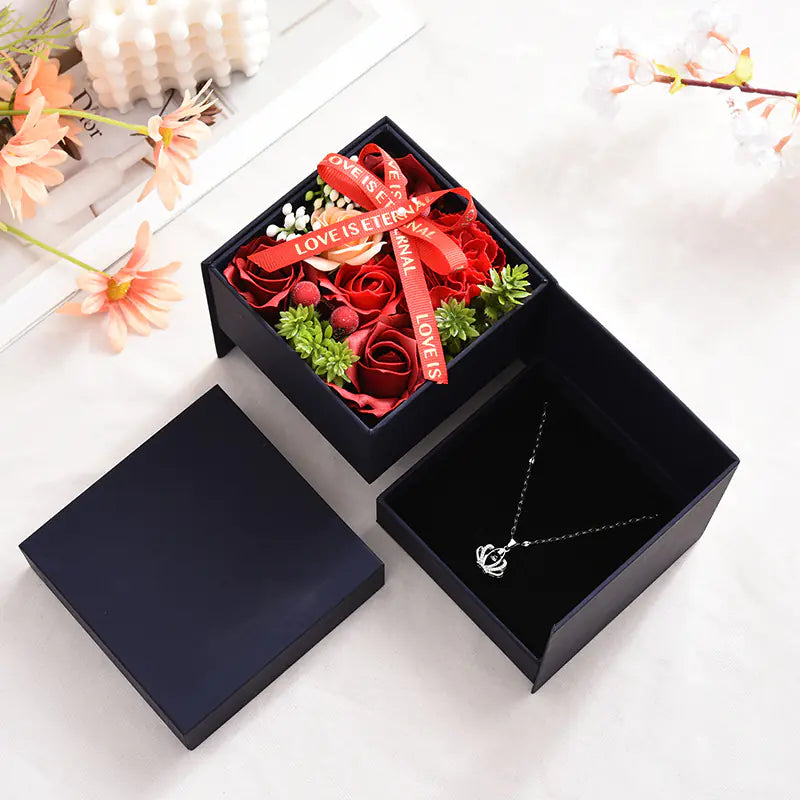 Forever Rose Double-Tier Gift Box